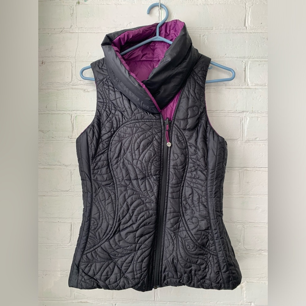 Reversible down vest
